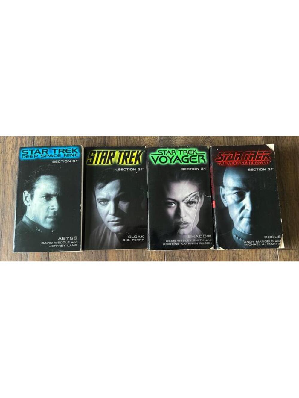 Star Trek Section 31: Lot Of 4 Paperback:  Shadow, Cloak, Rogue, and Abyss